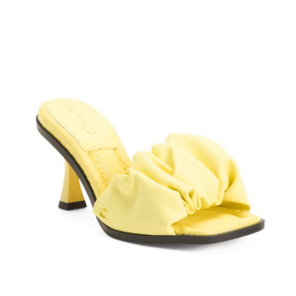 NEW - CIRCUS BY SAM EDELMAN Yellow Slade Dress Heel Sandals
